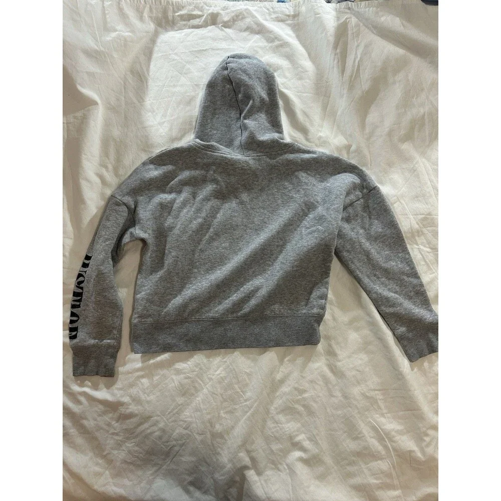 Girls Justice Hoodie Size 7/8 Happiness Is A State of Mind Sweatshirt